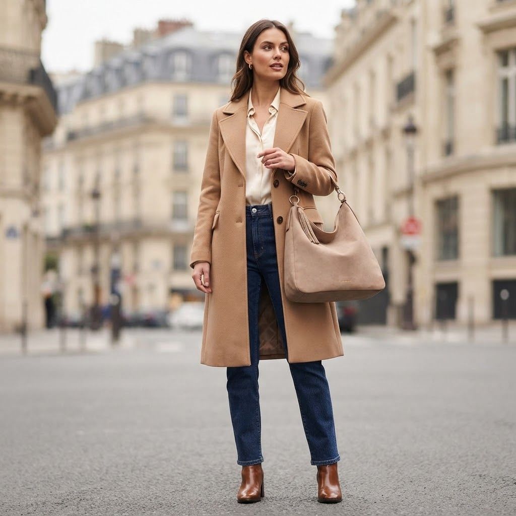 Maria Celine Hobo Bag Grande Vintage Tan