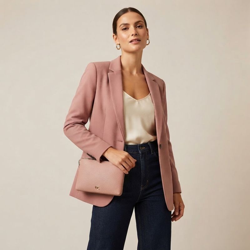 Mariaceline Pochette Tracolla Candy Rosa