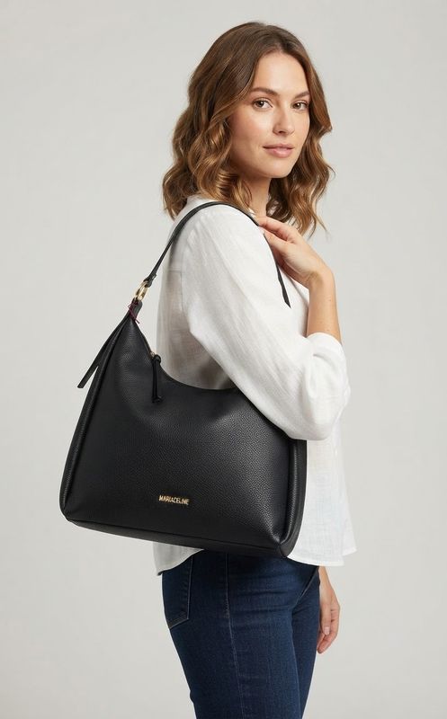Mariaceline Borsa a Spalla Nera