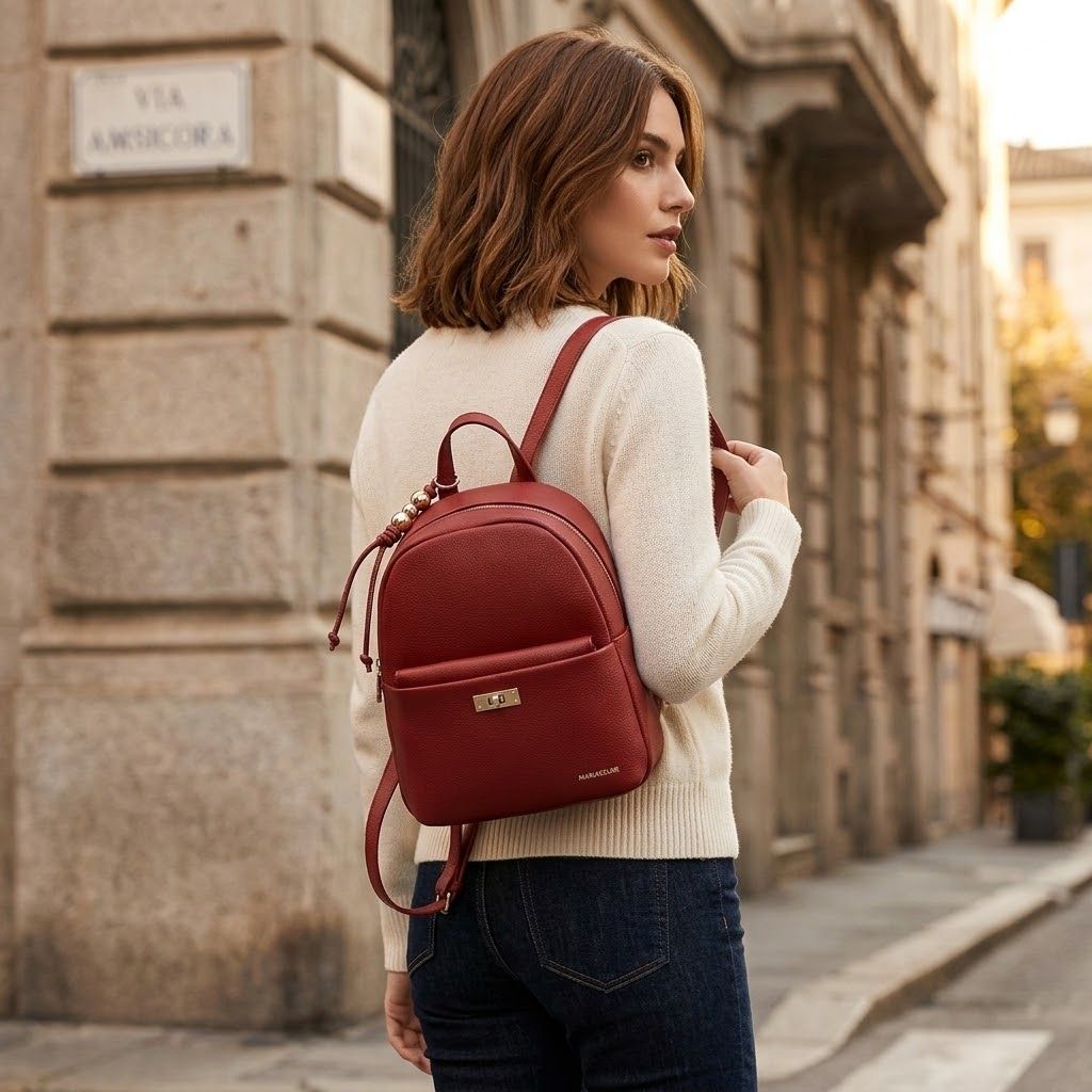 Mariaceline Zaino Rosso