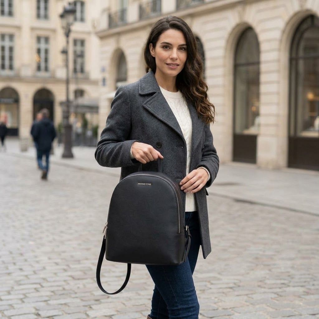 Mariaceline Zaino donna Daily Saffiano Nero