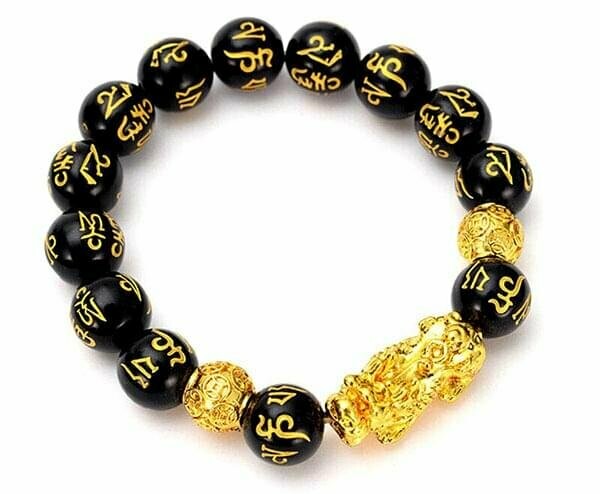 Obsidian bracelet