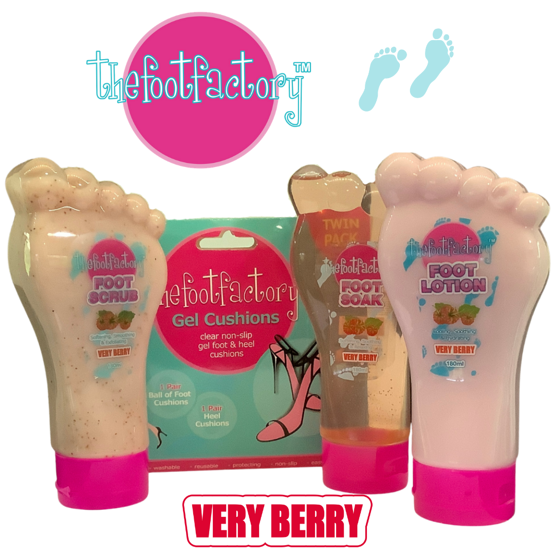 The Foot Factory Very Berry Foot Care Set