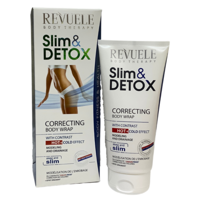 Revuele Slim & Detox Correcting Body Wrap with Contrast Hot + Cold Effect, 200 ml