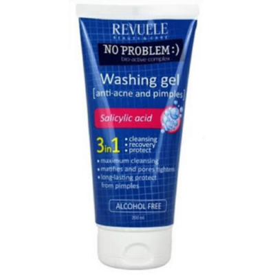 Revuele No Problem Washing Gel Anti-Acne & Pimples with Salicylic Аcid, 200 ml