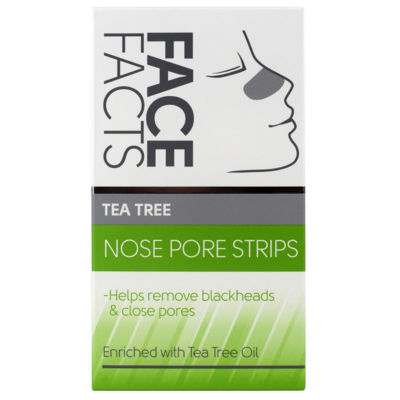 Face Facts Nose Pore Strips - Tea Tree, 6 Treatments