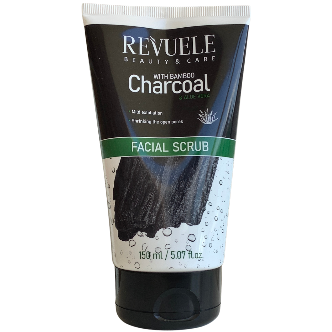 Revuele Bamboo Charcoal Facial Scrub, 150 ml