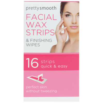 Pretty Smooth Wax Strips - Facial, 16 Strips
