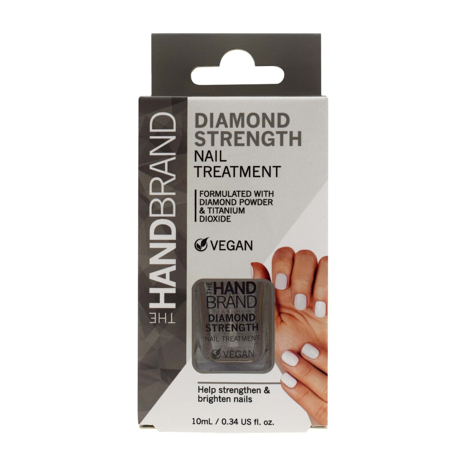 The HandBrand Nail Treatment - Diamond Strength VEGAN, 10 ml