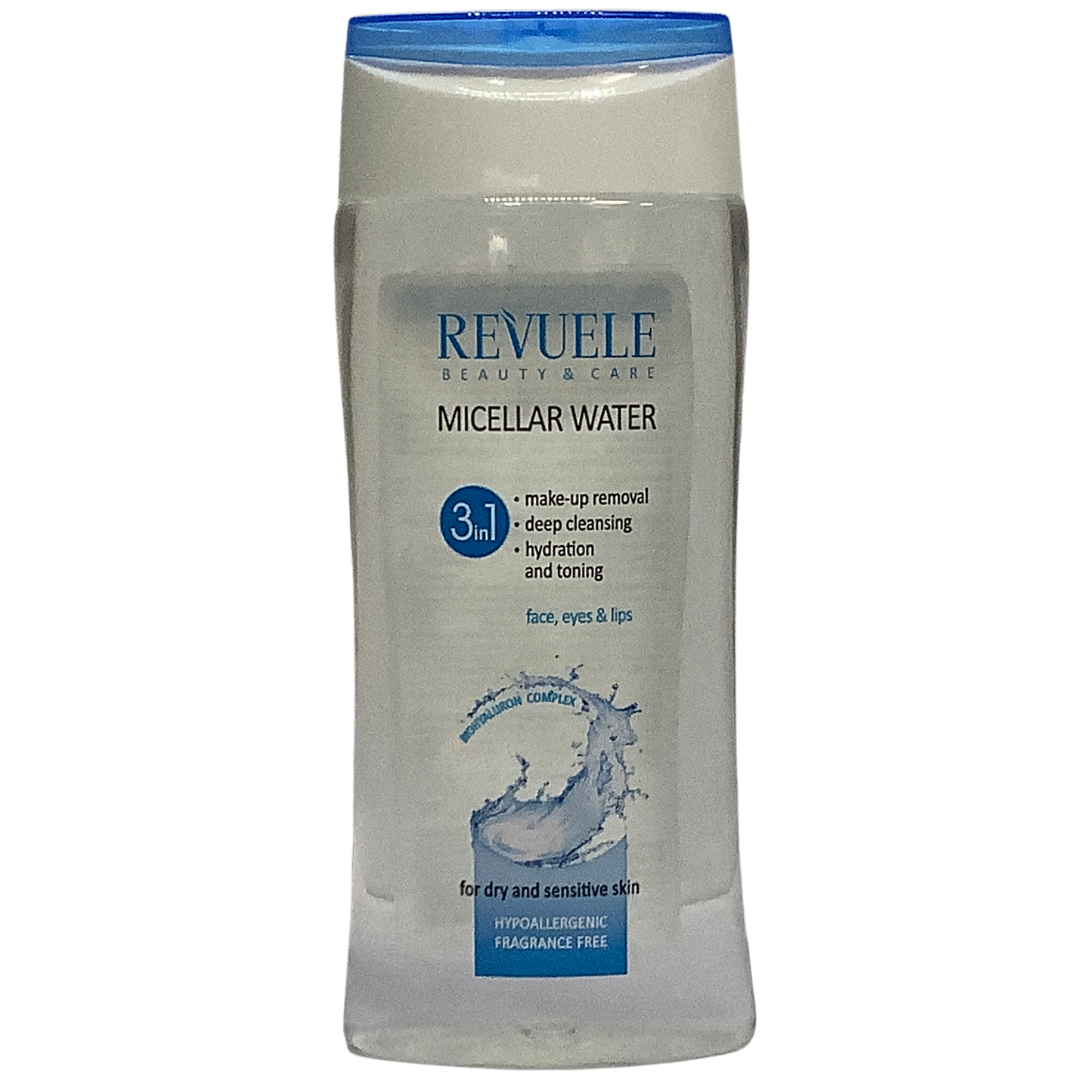 Revuele Micellar Water 3 in 1 for Dry and Sensitive Skin, 200 ml