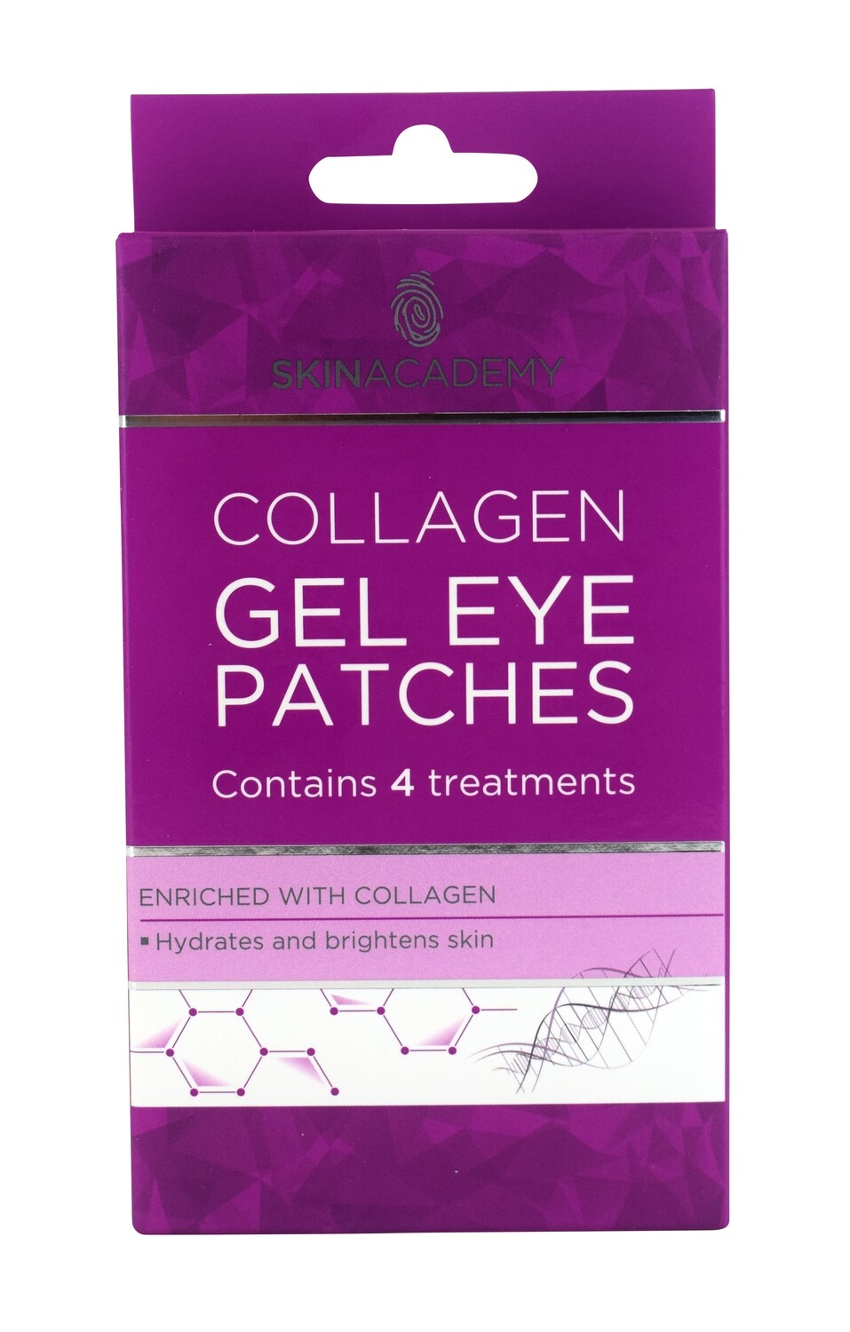 Skin Academy Gel Eye Patches - Collagen, 4 Pairs