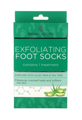 Skin Academy Exfoliating Foot Socks, 1 Pair