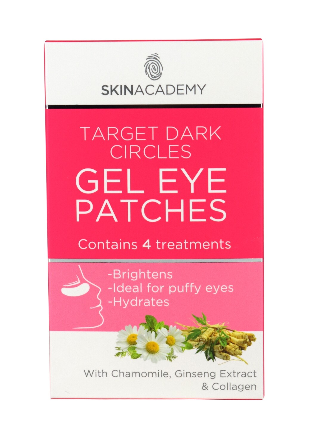 Skin Academy Gel Eye Patches - Target Dark Circles, 4 Pairs