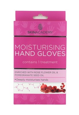 Skin Academy Hand Gloves, Moisturising, 1 Treatment