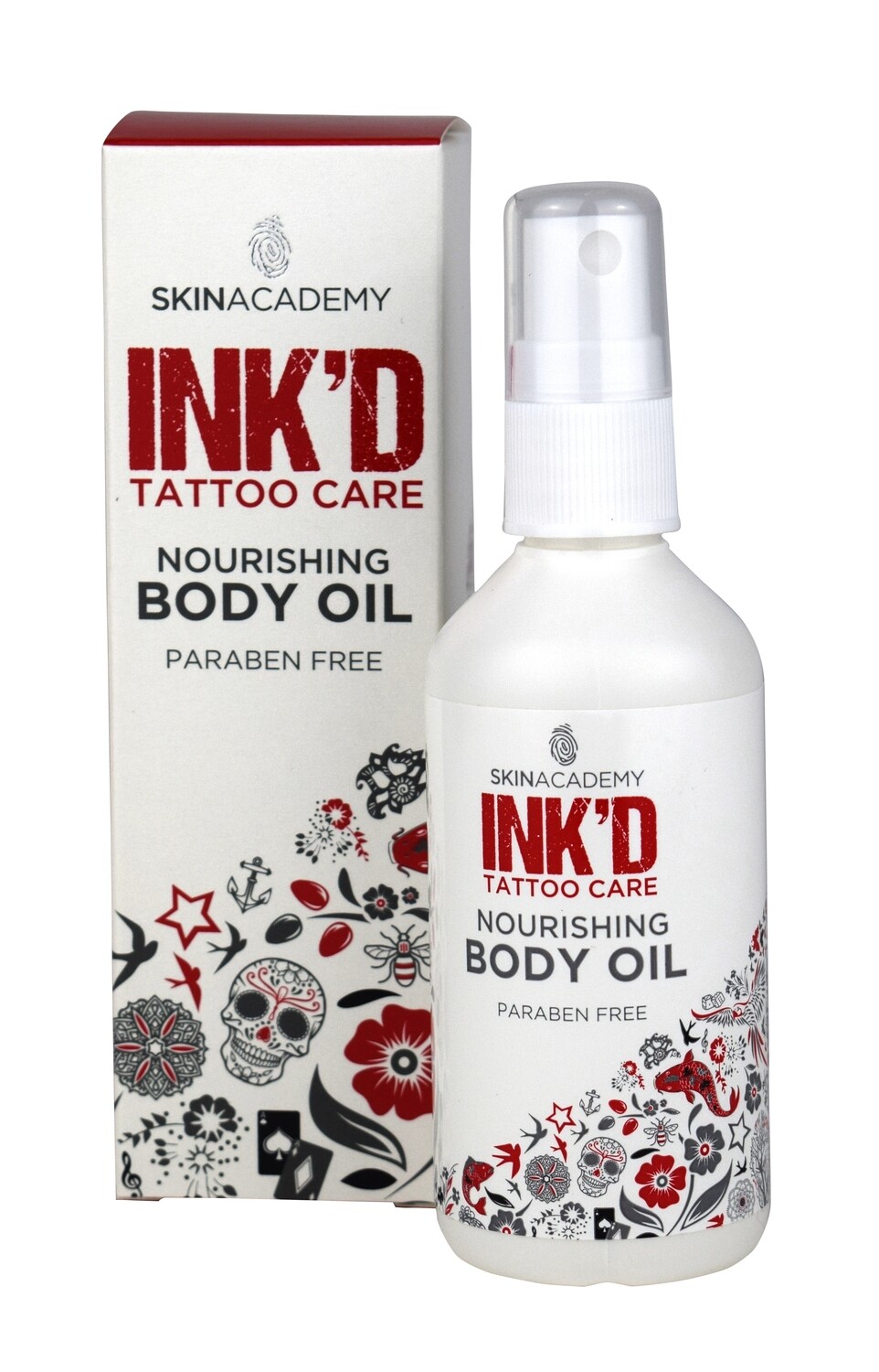 Skin Academy INK’D Tattoo Care Oil, 75ml