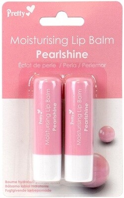 Pretty Moisturising Lip Balm - Pearl Shine - 2 x 4.3g Tubes