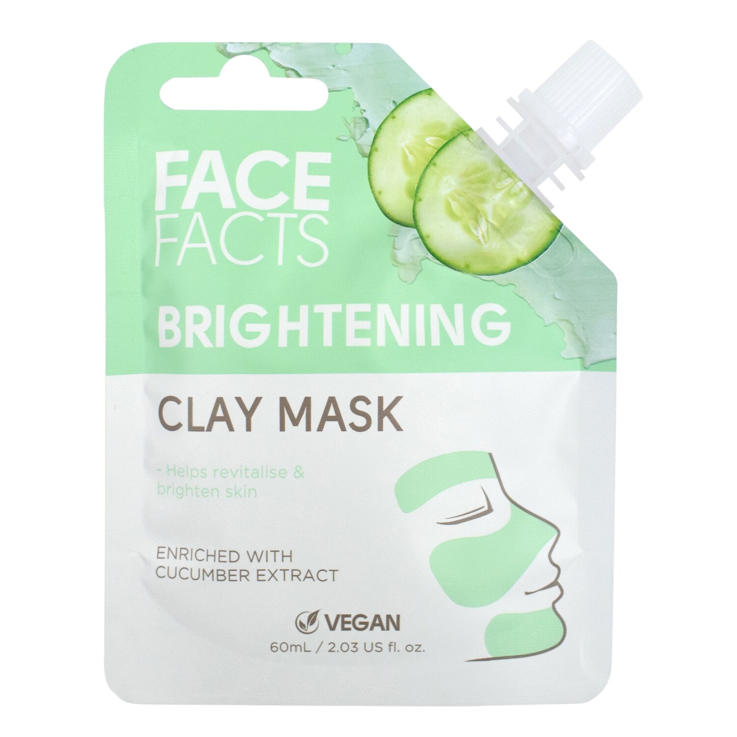 Face Facts Mud Mask (Clay) - Brightening, 60ml