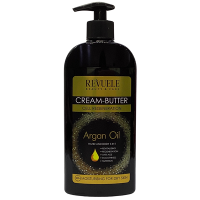 Revuele Argan Oil Hand and Body Butter, 400 ml