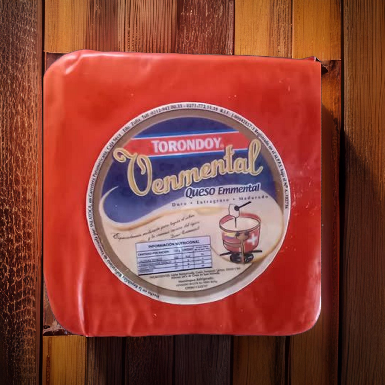 Queso Amarillo Torondoy Venmental de 1kg