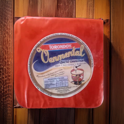 Queso Amarillo Torondoy Venmental de 1kg