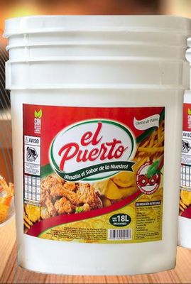 Aceite comestible de 18 litros marca el puerto