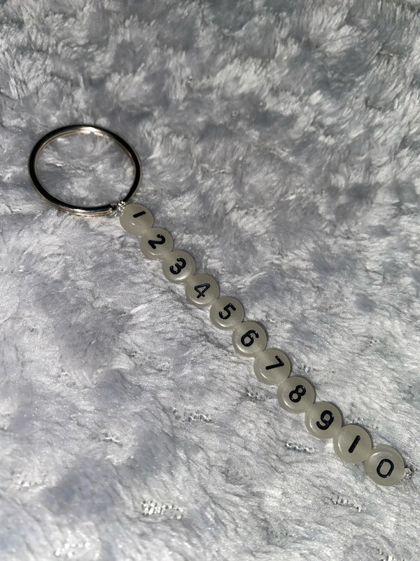Emergency Number Charm For Tack/Keys