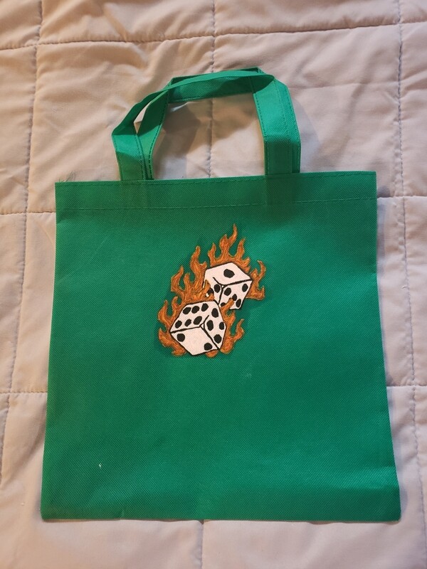 New Hand Painted Tote Bag