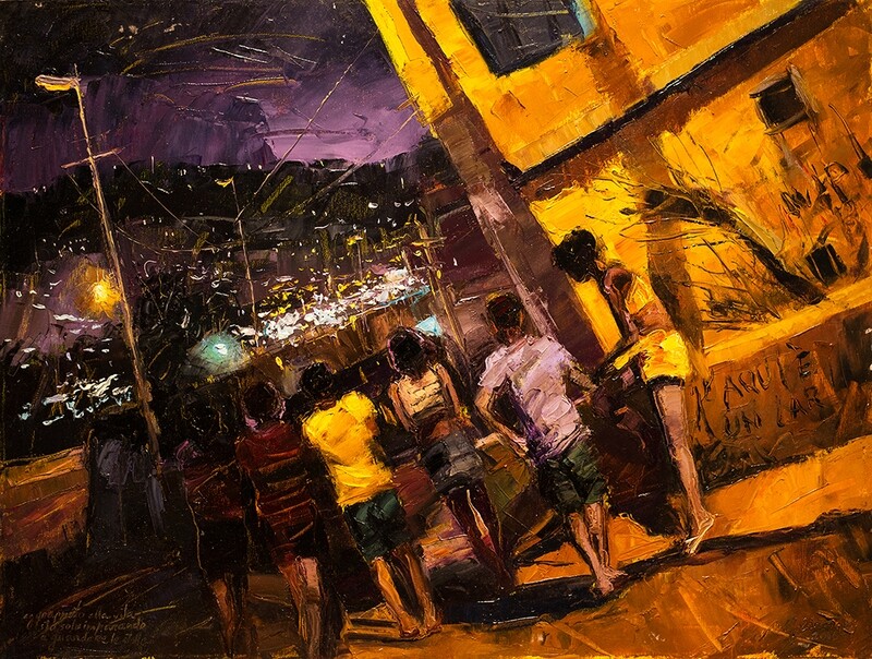 Aggrappato alla vita sto solo imparando a guardare le stelle - Stampa Fine Art
