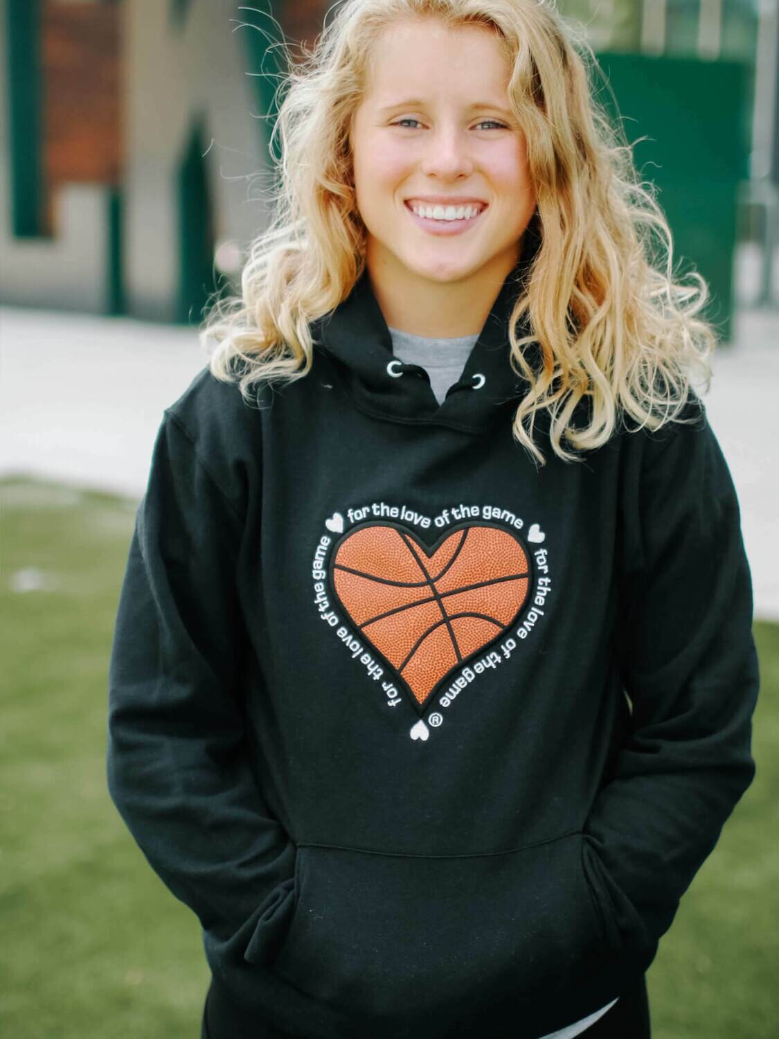 hardwoodpeace love basketball hoodie