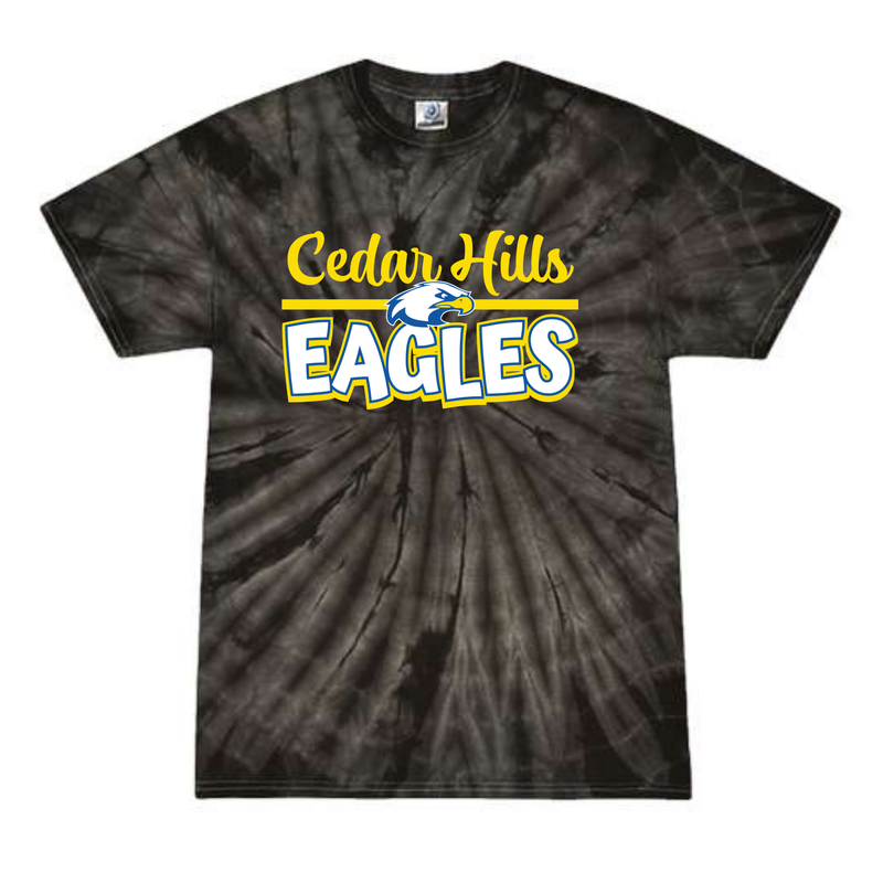 EAGLES Short Sleeve Tie-Dye Tee