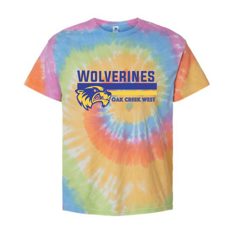 WOLVERINES Tie-Dye Tee