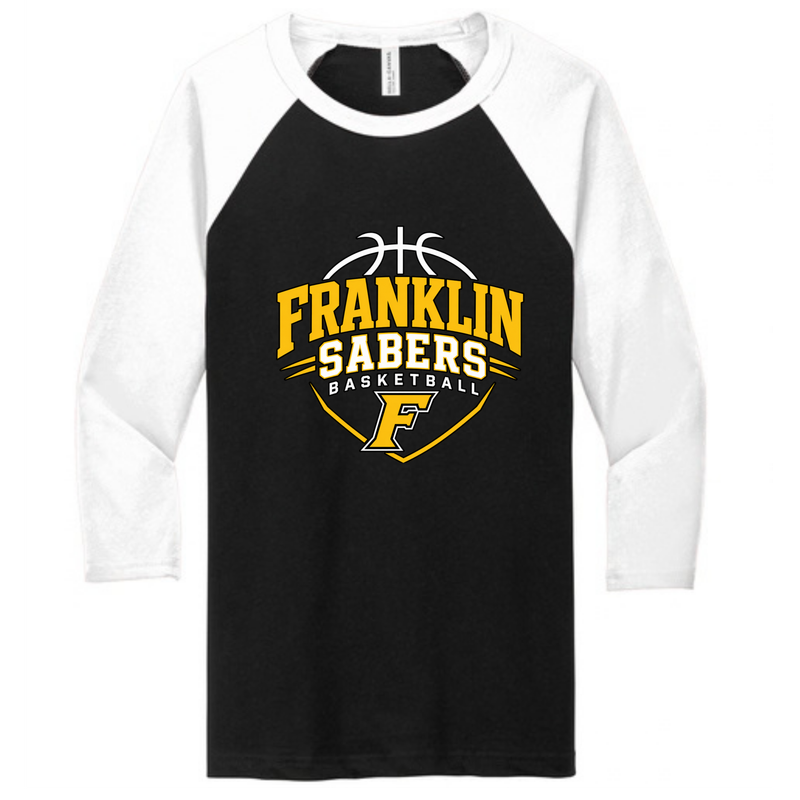 SABERS 3/4-Sleeve Baseball Tee