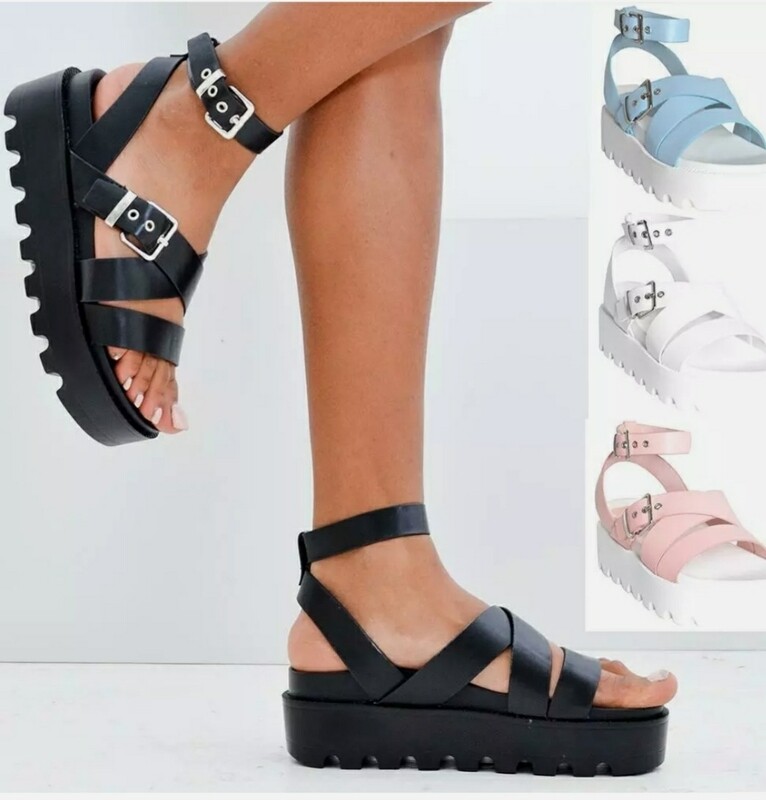 Platform strappy sandals 