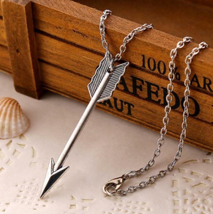 Silver Arrow Chain Necklace