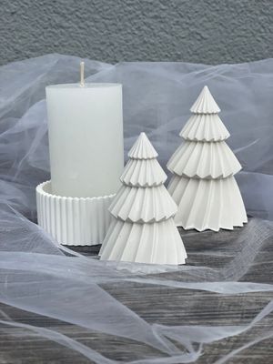 Set - Tannenbäume mit kleiner Schale