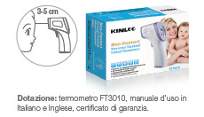 Termometro frontale senza contatto FT3010 Colpharma