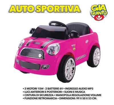 Mini Cooper Cabrio auto elettrica gioco