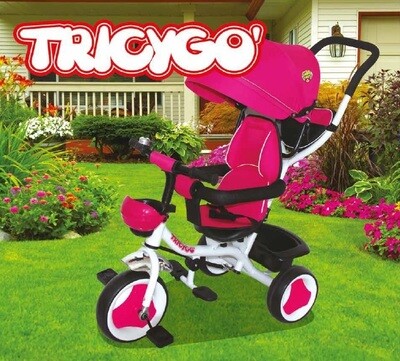 Triciclo con Sedile Girevole 360° TRICYGO Metallo Giaquinto