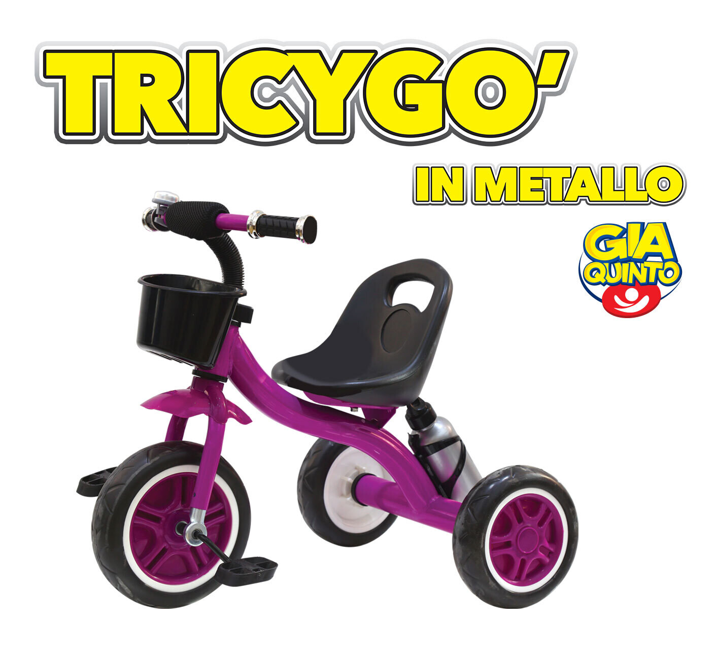 Triciclo per bambini TRICYGO Viola gioco