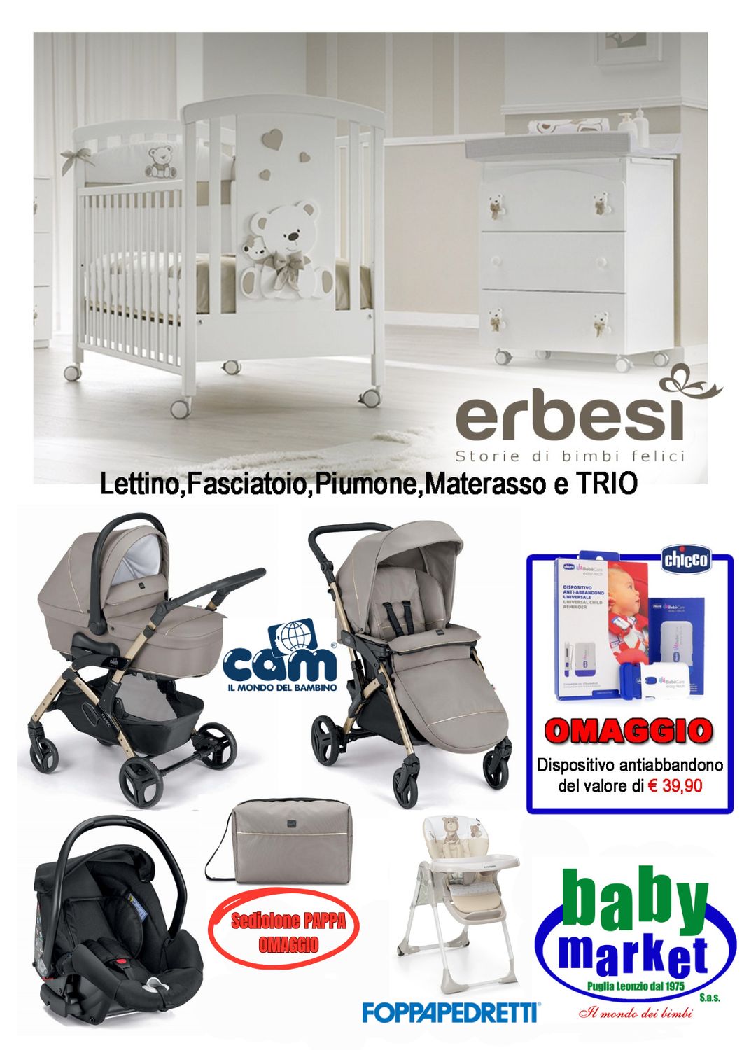 Set Lett+fasc+tessile Tato Erbesi + Trio Fluido Easy Cam + Meeting e E.T. OMAGGIO