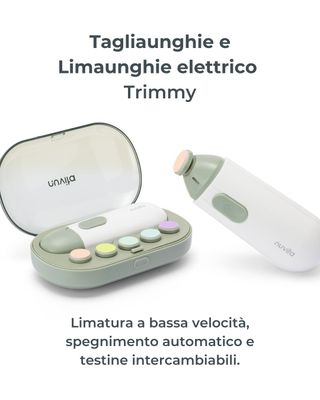 Tagliaunghie e Limaunghie elettrico Trimmy Nuvita