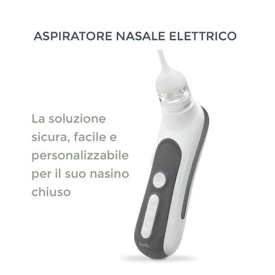 Aspiratore nasale elettrico con batteria ricaricabile Nuvita