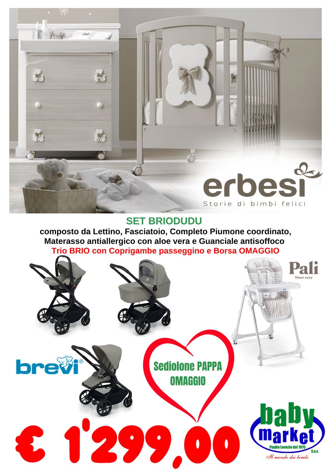 Set cicogna Brio Dudu