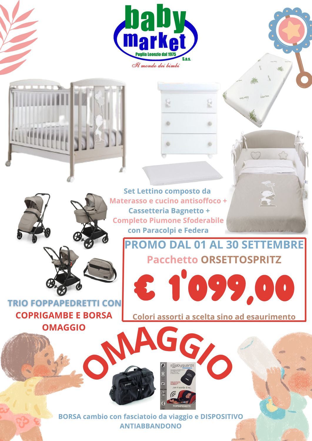Set cicogna Spritz Orsetto