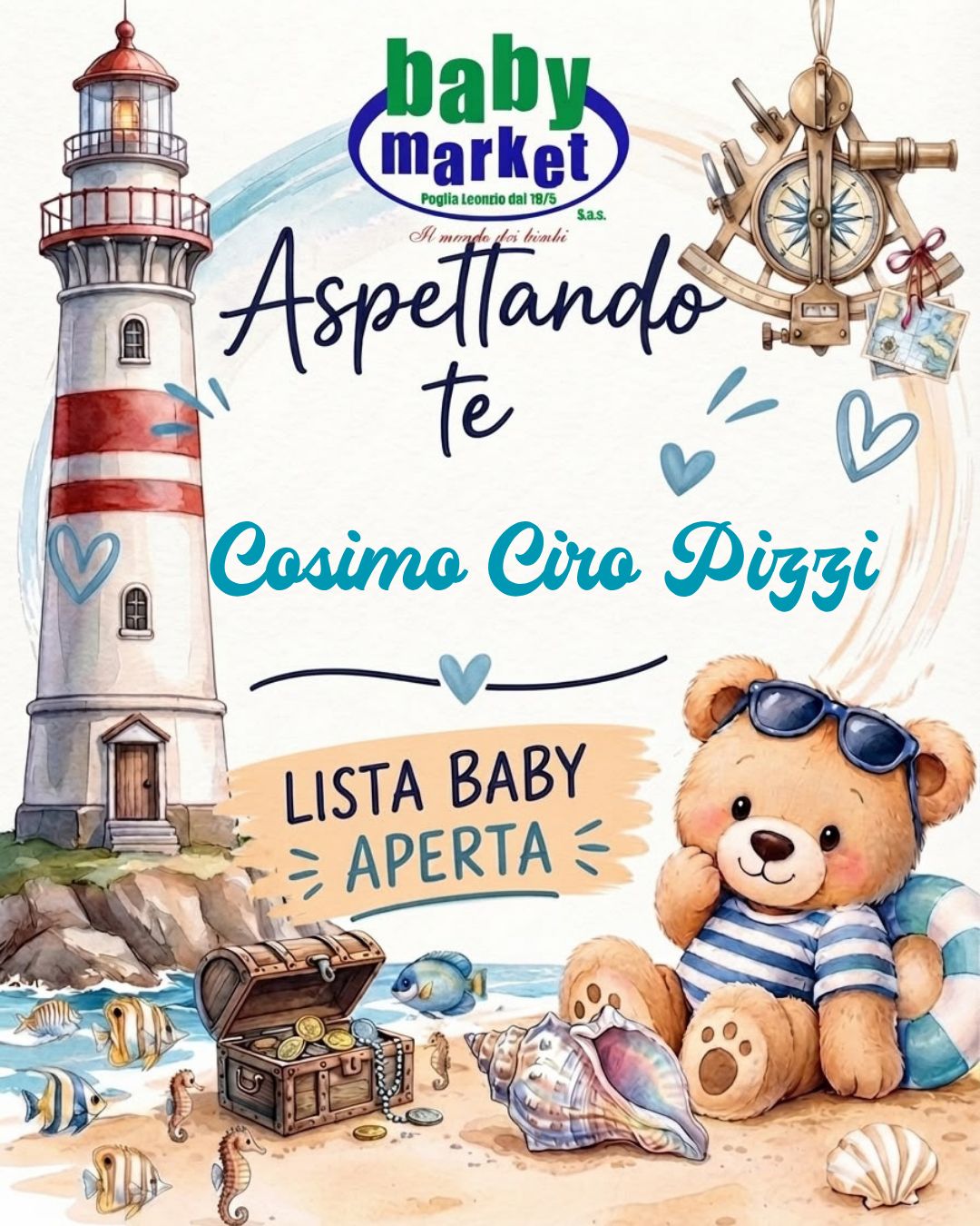 Lista Nascita di: Cosimo Ciro Pizzi