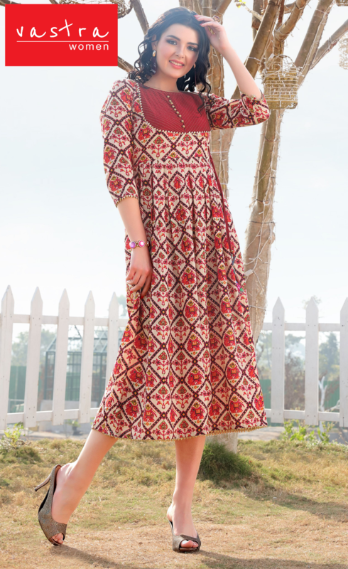 Patola Design Kurti