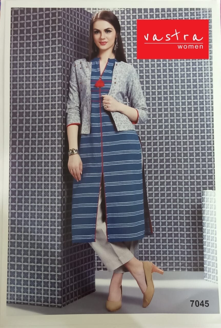 Straight Kurthi - Jacket and Trouser