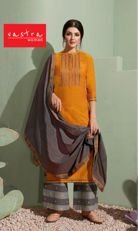 Palazzo with long Kurti and Dupatta