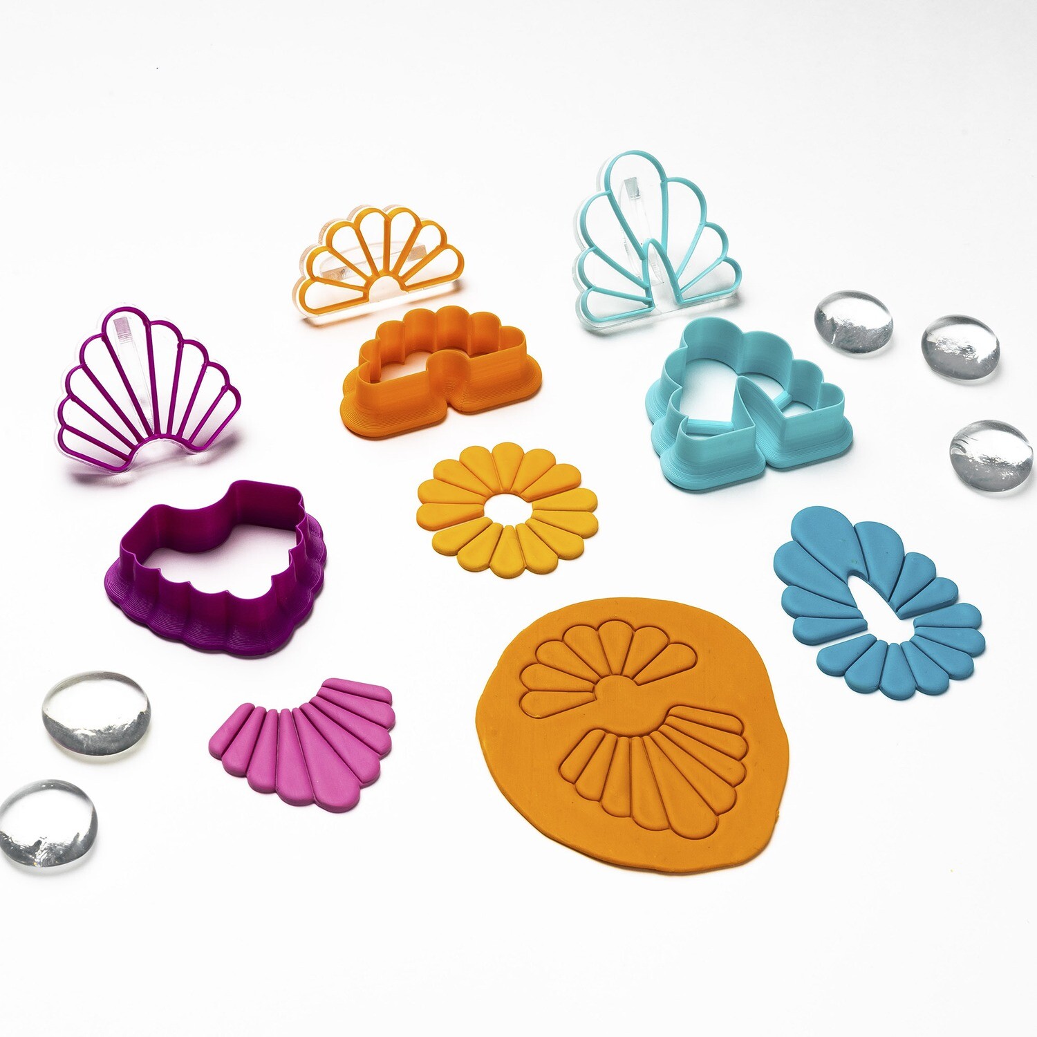 Polymer Clay Embossing Stamps and Cutters. Art Deco (01)