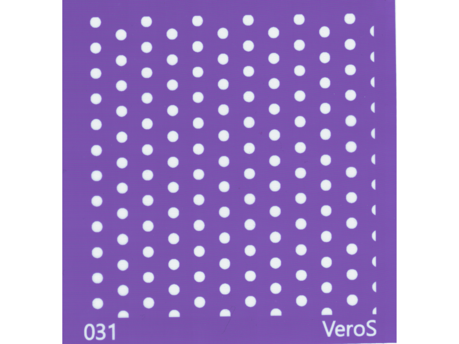 Silkscreen for Polymer Clay - Polka Dots 031